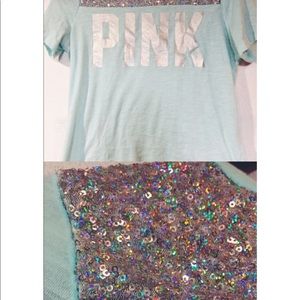 Victoria’s Secret PINK sequin T ✨